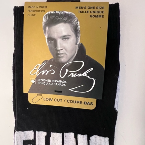 Elvis Presley Low Cut Socks / Lot of 3 / New - Picture 7 of 10